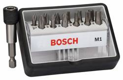 12+1-elem. zestaw bitów do wkrętarek Robust Line M PH/PZ/T, wersja Extra Hard Bosch 2607002563