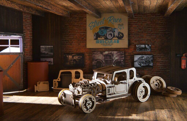 Hot Rod Furious Mouse UGEARS 70192