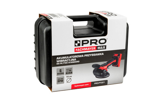 Akumulatorowa przyssawka wibracyjna do płytek PRO-PT001