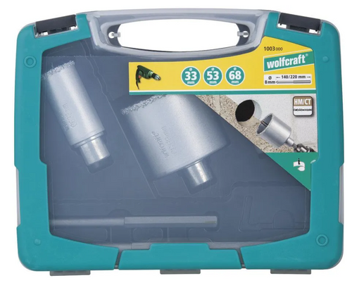 Zestaw 5 szt. otwornic HM Wolfcraft WF1003000