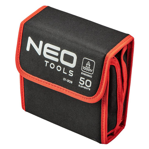 Końcówki wkrętakowe z uchwytem NEO Tools 1000V 50szt. 01-309