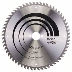 Tarcza pilarska Optiline Wood 250x30 Bosch 2608640729