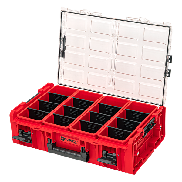 Organizer Qbrick System ONE 2XL RED Ultra HD Custom + Qbrick System ONE Connect Adapters