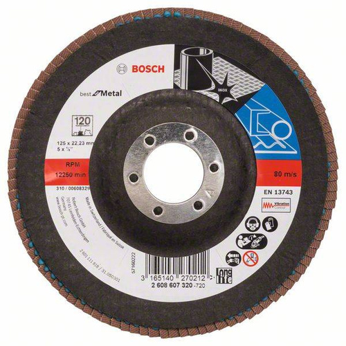 Tarcza listkowa Best for Metal, kątowa 125x22,23x120 Bosch 2608607320 