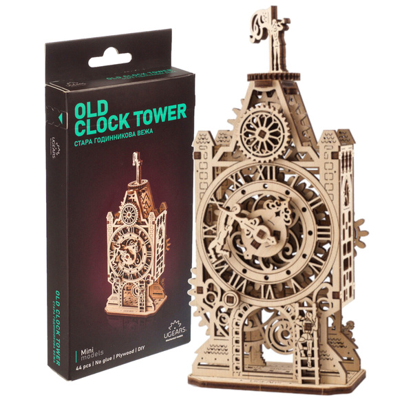 Stara wieża zegarowa UGEARS 70169