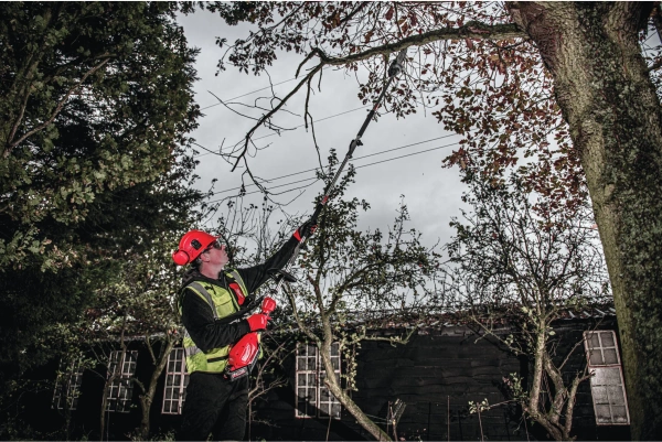 Pilarka łańcuchowa do gałęzi Milwaukee M18 FOPH-CSA przystawka QUIK-LOK