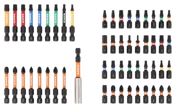 Zestaw bitów udarowych Bahco 66IM/54C-1