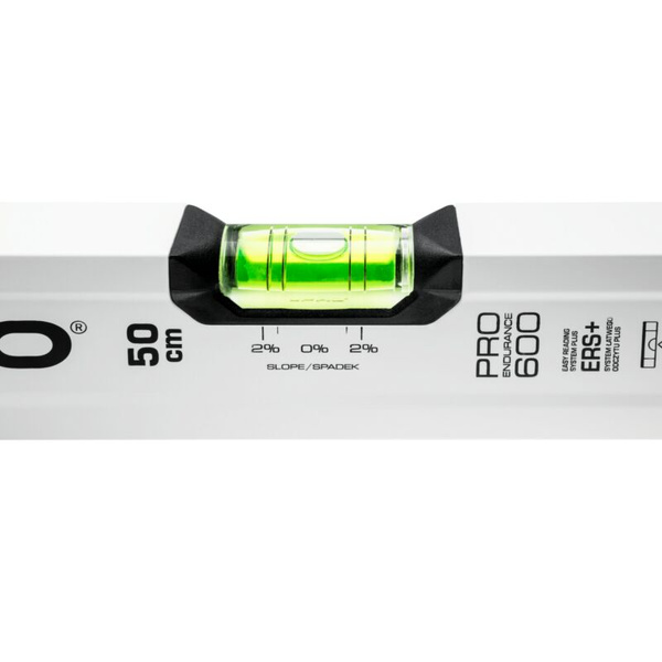 Poziomica PRO600 50 cm z libellą 2% PRO-AB050