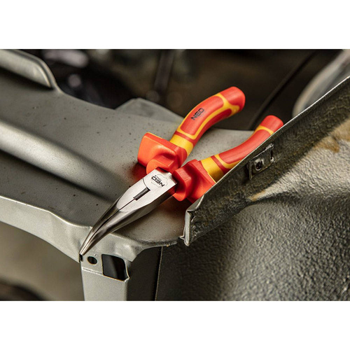 Szczypce wydłużone wygięte NEO Tools 180mm 1000V 01-228