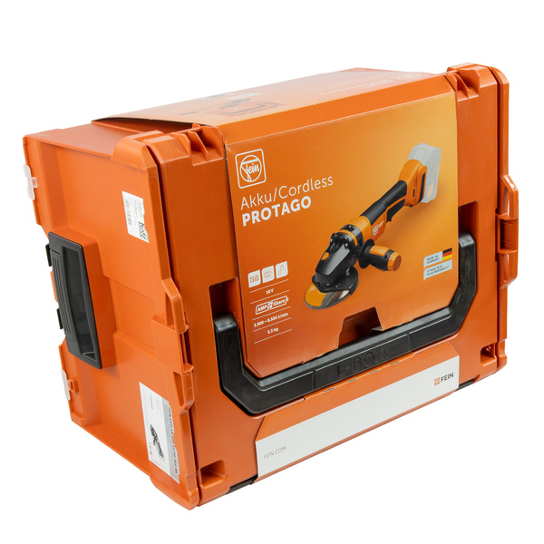 Szlifierka kątowa Fein CCG 18-125-10 PD-SEC AS (kompatybilna z akumulatorami Bosch Professional)