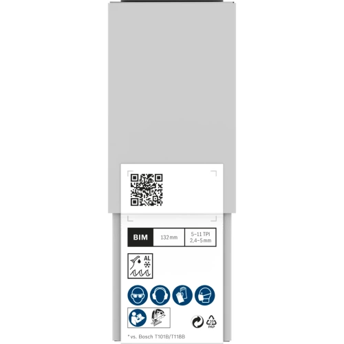 Brzeszczot do wyrzynarki Bosch PRO Multi Material thick and thin T345XF, 132 mm 2608634486-1SZT