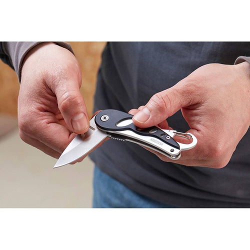 Nóż kieszonkowy składany z karabińczykiem Stanley 0-10-254