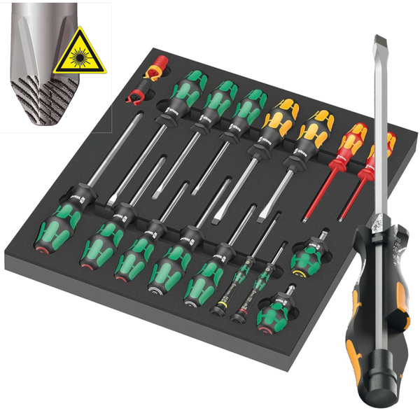 Zestaw wkrętaków Wera 05150101001 w piankowej wkładce