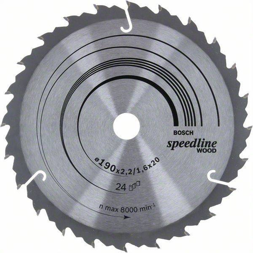 Tarcza pilarska Speedline Wood 190x20 Bosch 2608640799