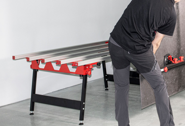 Stół roboczy do obróbki płytek wielkoformatowych SlabSystem 18935 Rubi