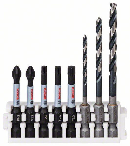 HSS Impact 3/4/5 mm; bit Impact Power 50 mm PH2, PZ2, T20, T25, T30 Bosch 2608577143