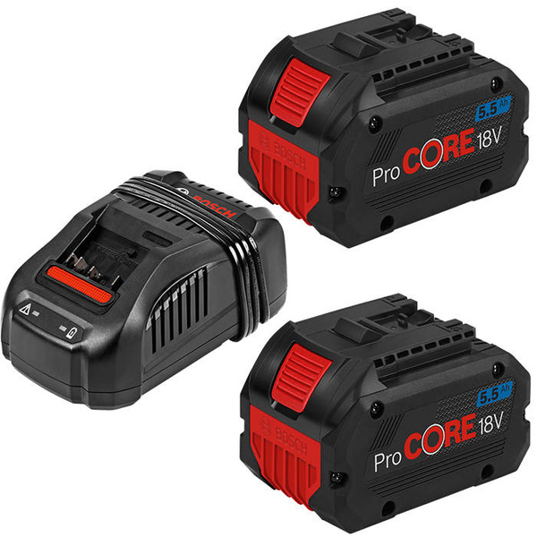 Zestaw zasilający Bosch 1600A0214C (2x5.5Ah + GAL 1880 CV)