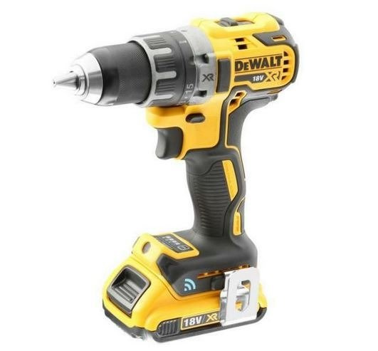 Akumulatorowa wiertarko-wkrętarka DCD792D2B DeWalt + 2 x akumulator + ładowarka + walizka