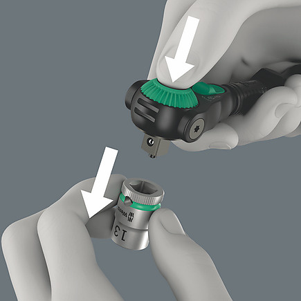 Klucz grzechotka Wera A Zyklop Speed Black Edition 1/4" 05135880001