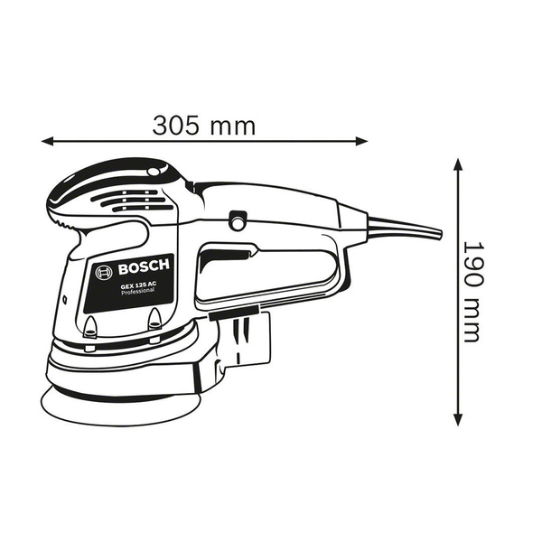 Szlifierka mimośrodowa Bosch GEX 34-125