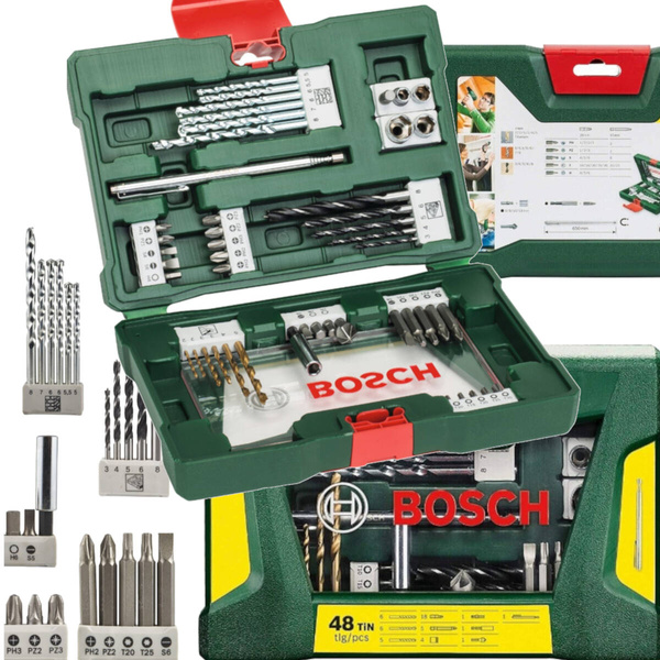 48-częściowy zestaw wierteł i końcówek wkręcających V-Line Bosch 2607017314