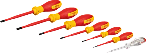 7-częściowy zestaw wkrętaków VDE SL/PH Bosch 1600A02NF7