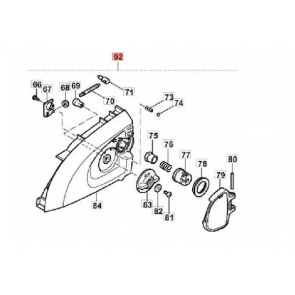 Napinacz łańcucha Makita 135249-4