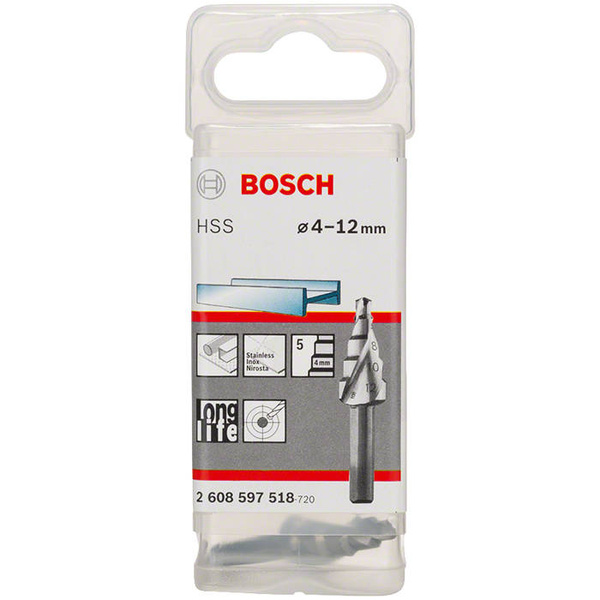 Wiertło stopniowe do metalu Bosch 2608597518 4-12mm