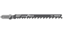 Brzeszczot do wyrzynarek T 144 D Bosch 2608630040