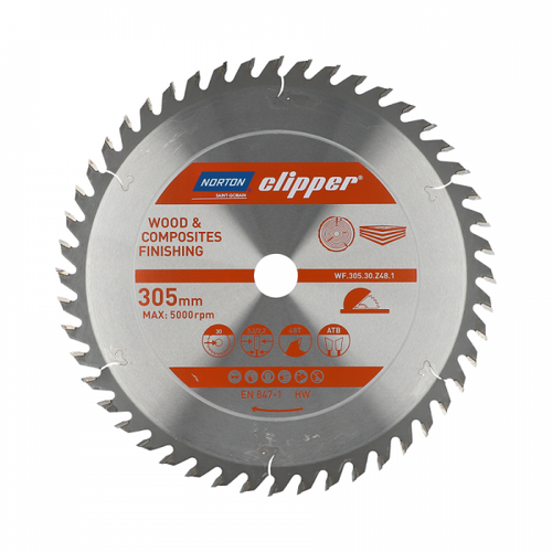 Tarcza do drewna Norton Clipper 305x3.2/2.2x30 Z48