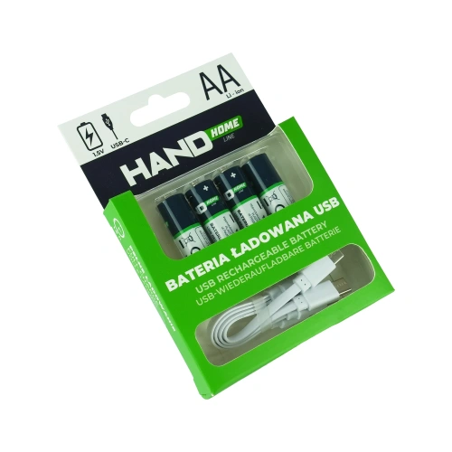 Bateria ładowana Plastrol Hand Home AA/USB-C/2600/4B W-00534