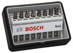 8-elem. zestaw bitów do wkrętarek Robust Line Sx PZ, wersja Extra Hard Bosch 2607002557