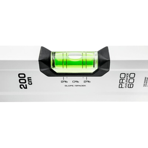 Poziomica PRO600 200 cm z libellą 2% PRO-AB200