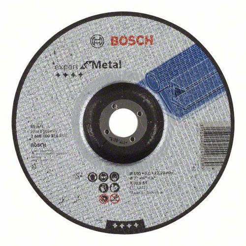 Tarcza tnąca wygięta Expert for Metal 180x22,23 Bosch 2608600316