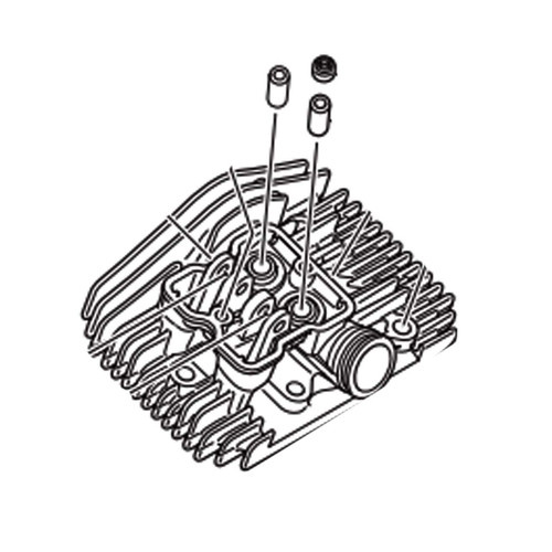 Głowica cylindra do EK7651H Makita 135785-0