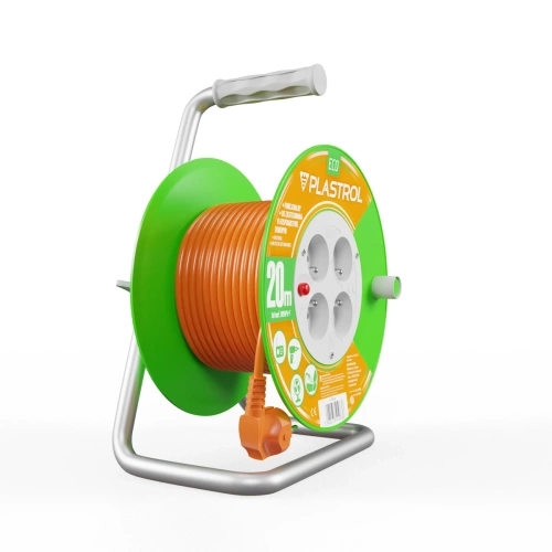 Przedłużacz bębnowy 20 m Plastrol Eco W-98946