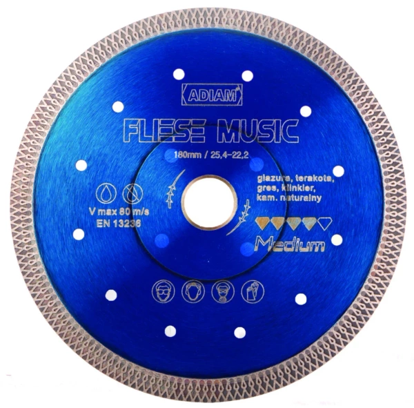 Tarcza diamentowa Adiam FLIESE MUSIC 115 / 22,23 mm 110041