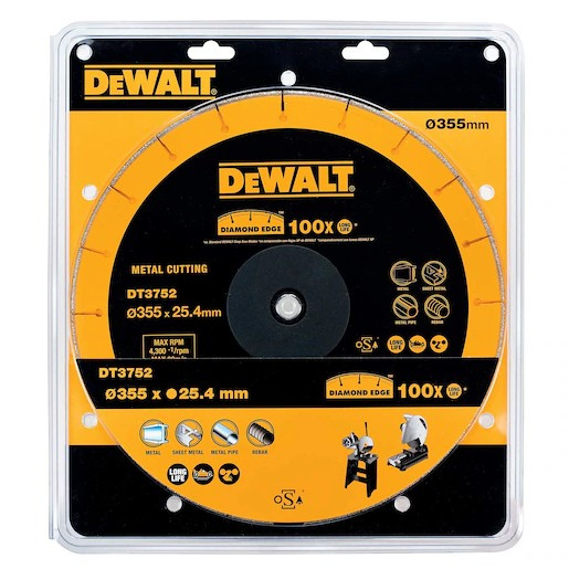 Tarcza diamentowa do metalu Dewalt 355 x 25,4 mm DT3752-QZ