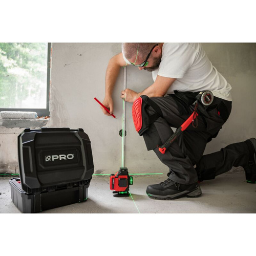 Laser wieloliniowy PRO-AQ4DG zielona wiązka