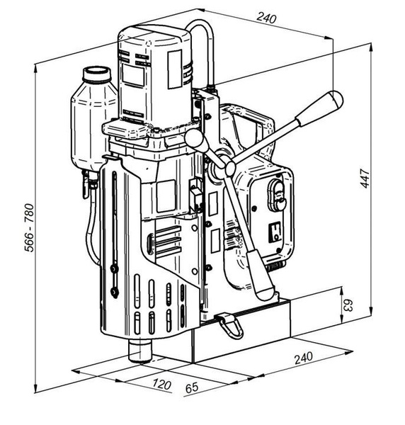 Wiertarka elektromagnetyczna PRO 111 Promotech