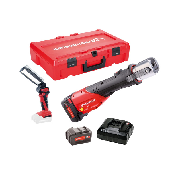 Zaciskarka do rur Rothenberger ROMAX 4000 + lampa RO FL 180 (1000001840LED)