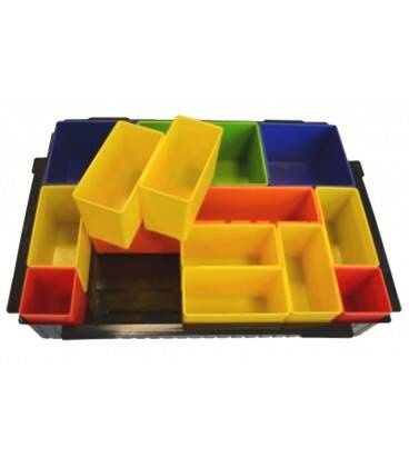 Wkład z kolorowymi pudełkami do walizki MAKPAC Makita P-83652