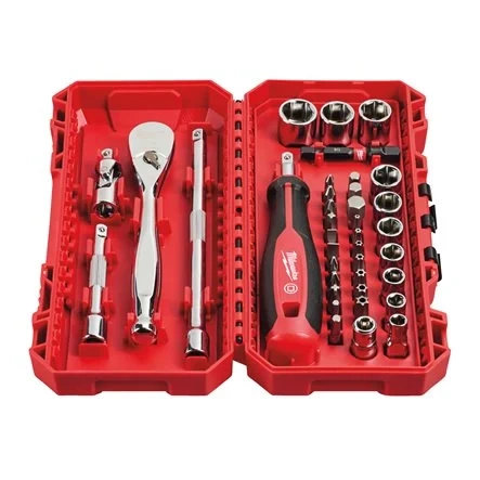 Zestaw nasadek z grzechotką 1/4“ Milwaukee 4932498381 38szt