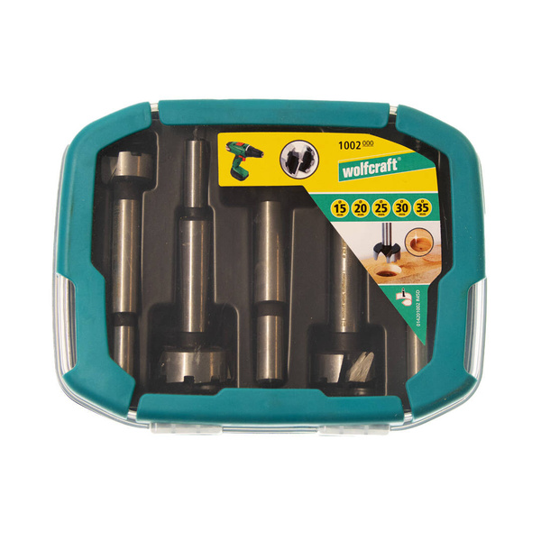 Zestaw 5 wierteł Forstnera Wolfcraft WF1002000