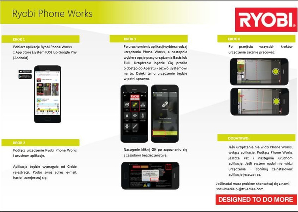 Detektor ramy RPW-5500 Ryobi 5133002379