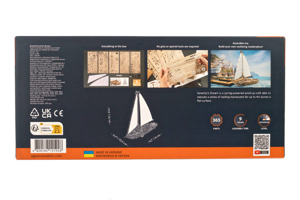 Żaglówka Serenity's Dream UGEARS 70224
