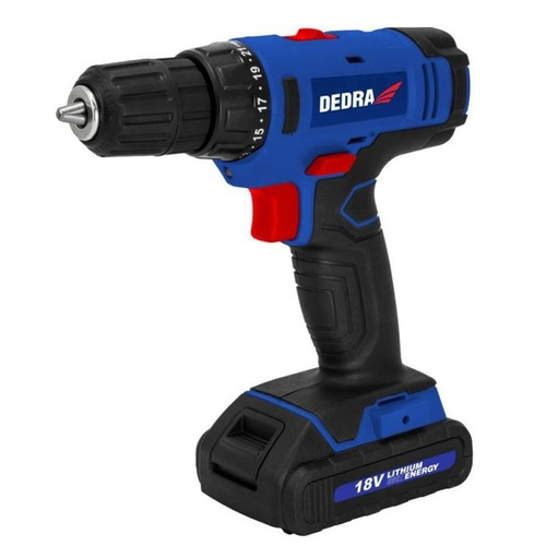 Akumulatorowa wiertarko-wkrętarka 18 V DED7880 Dedra