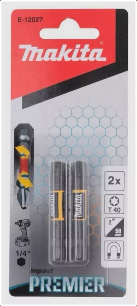 Bity udarowe Makita  E-12027 Impact Premier 1/4 torx