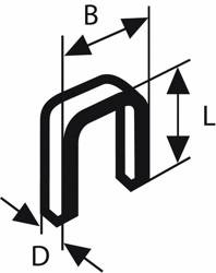 Zszywka TK40 15G Bosch 2608200700