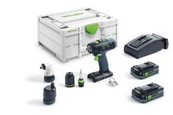 Akumulatorowa wiertarko-wkrętarka T 18+3 HPC 4,0 I-Set 576455 FESTOOL